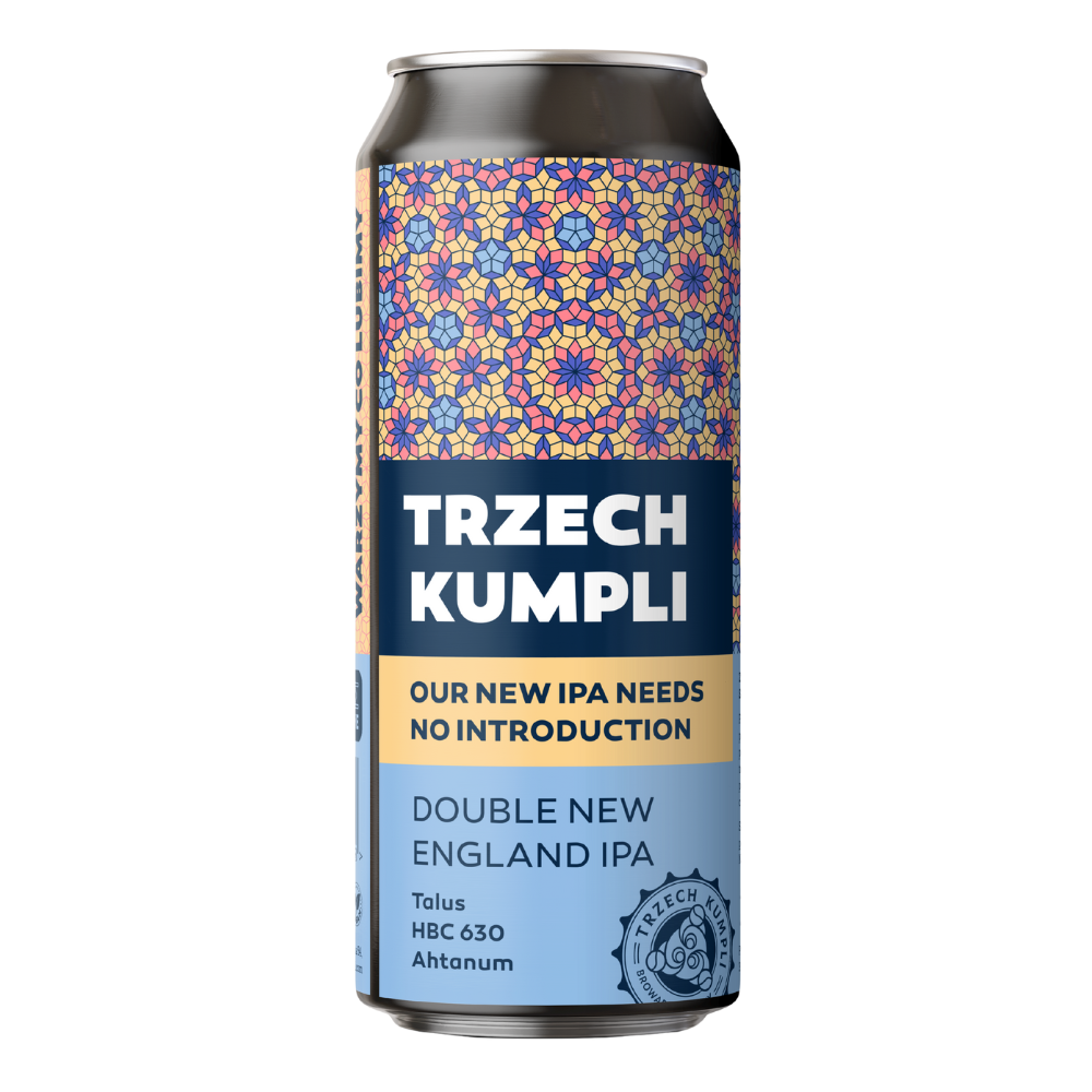 Browar Trzech Kumpli Double New England IPA 8% 500 ml puszka