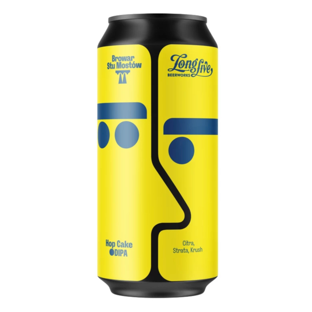 Piwo Browar Stu Mostów x Long Live: Hop Cake 7,8% 440 ml Puszka