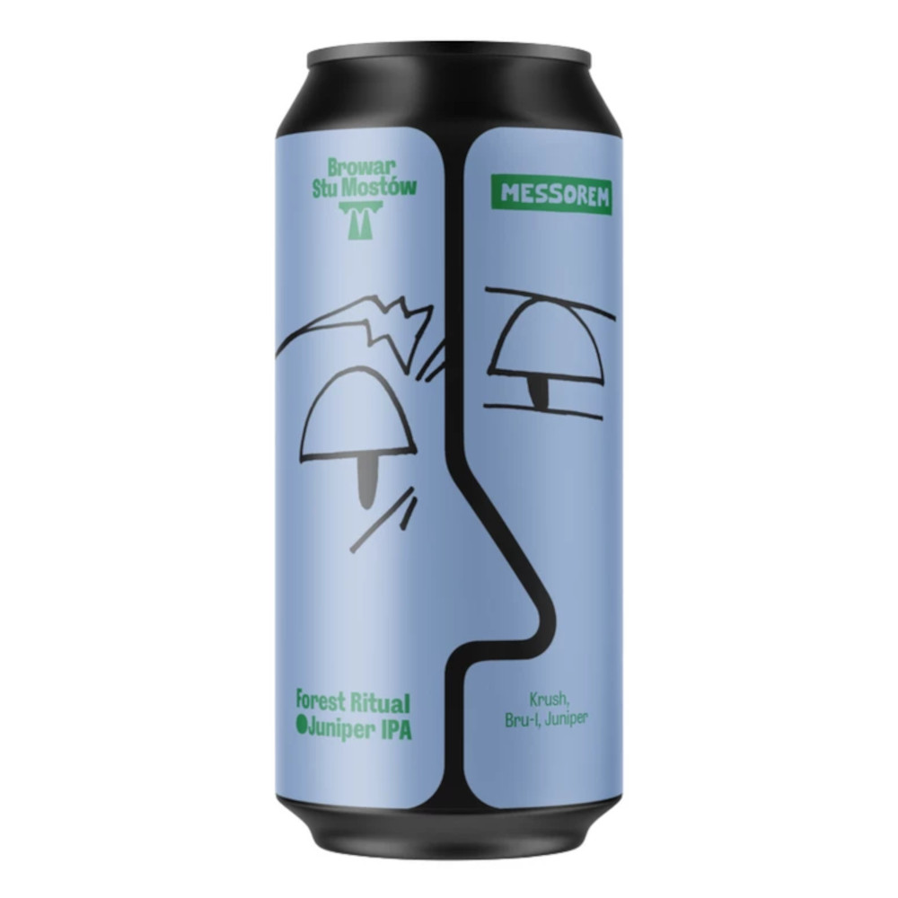 Piwo Browar Stu Mostów x Messorem: Forest Ritual IPA 6,2% 440 ml Puszka