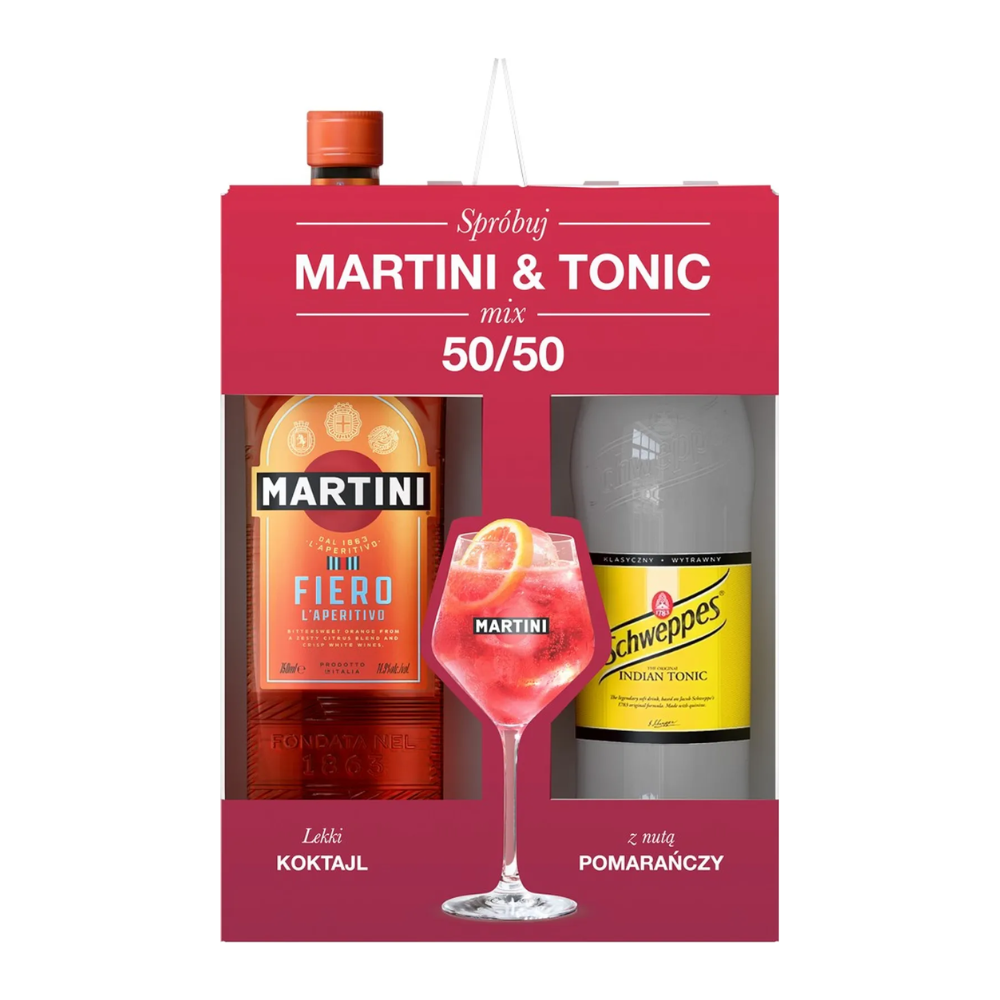 Wermut Martini Fiero 14,5%  1000 ml + tonic