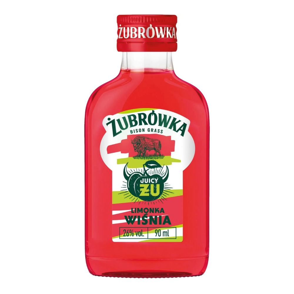 Wódka Żubrówka Juicy ŻU Wiśnia Limonka  26% 90 ml