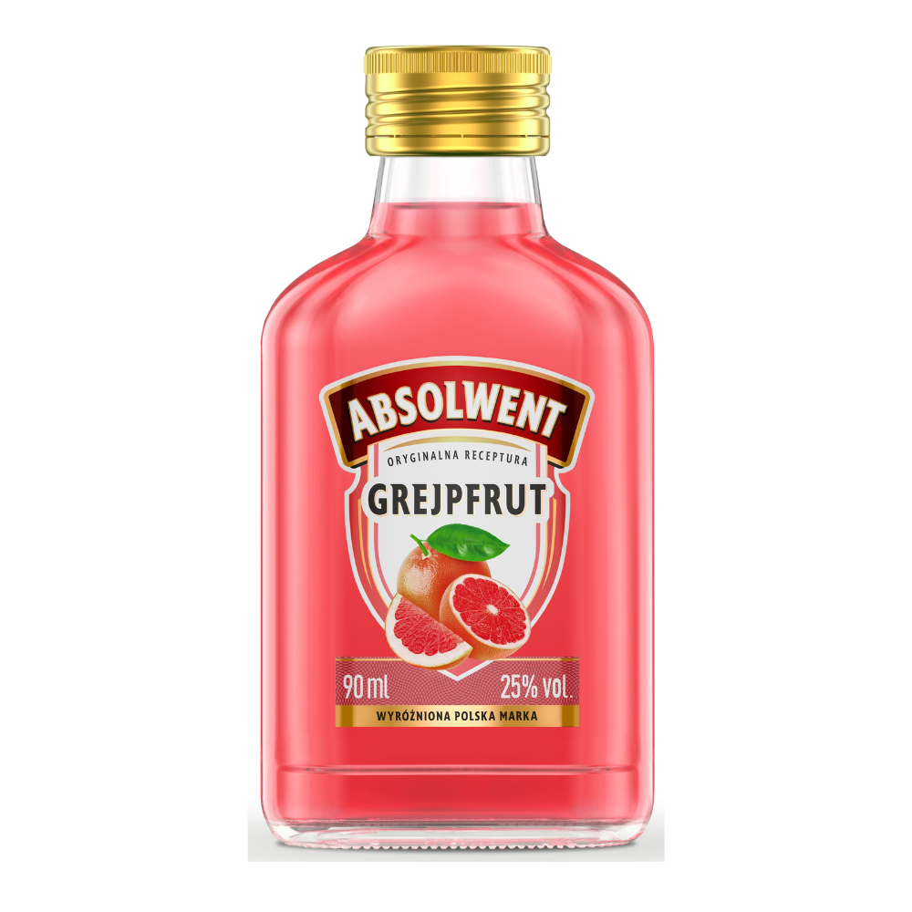 Likier Absolwent Grejpfrut 25% 90 ml