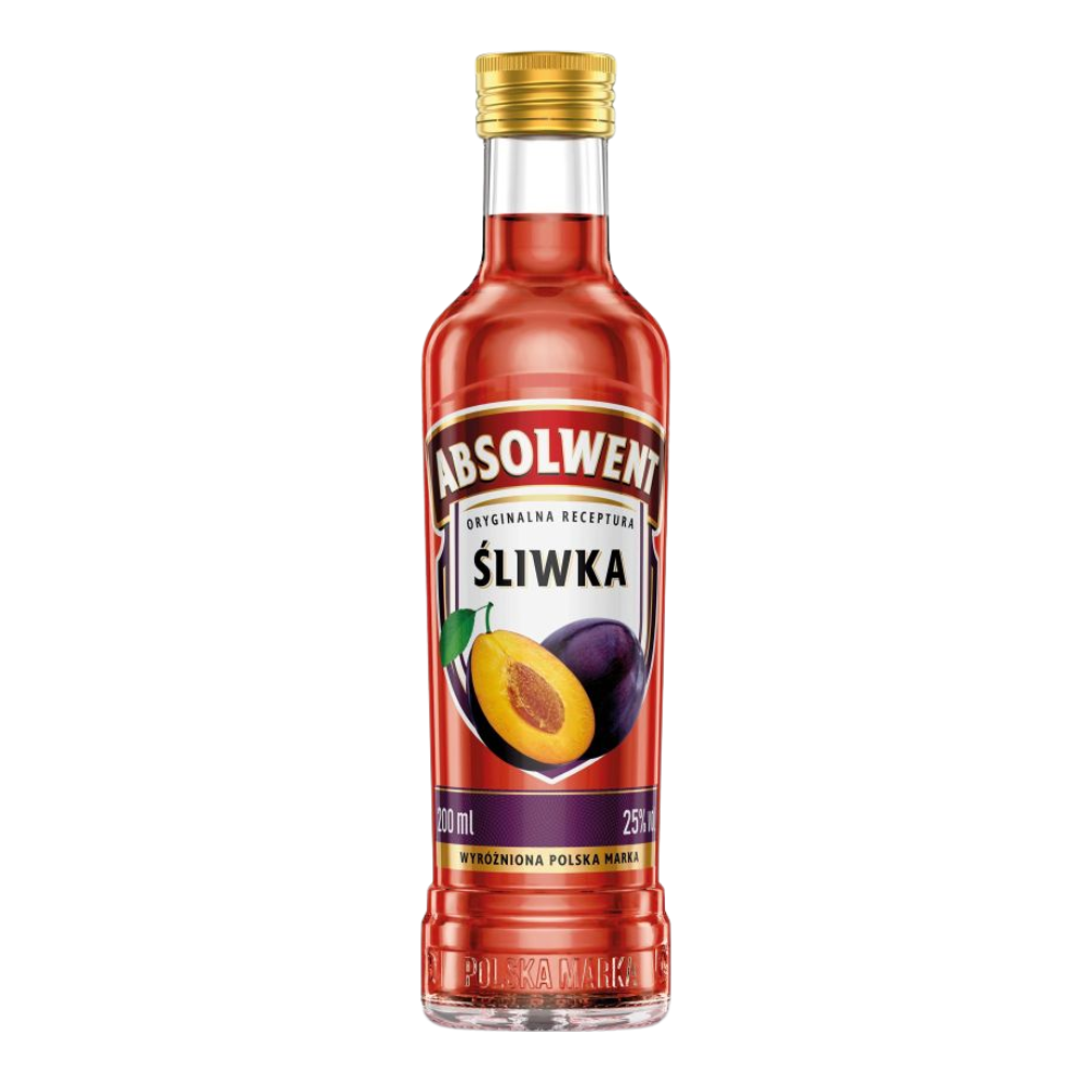 Likier Absolwent Śliwka 25% 200 ml