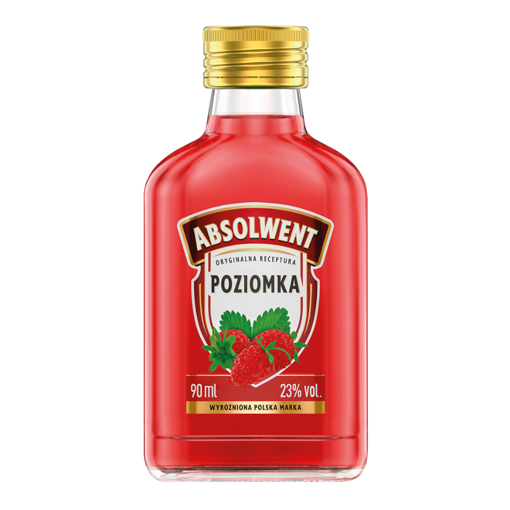 Likier Absolwent Poziomka 23% 90 ml