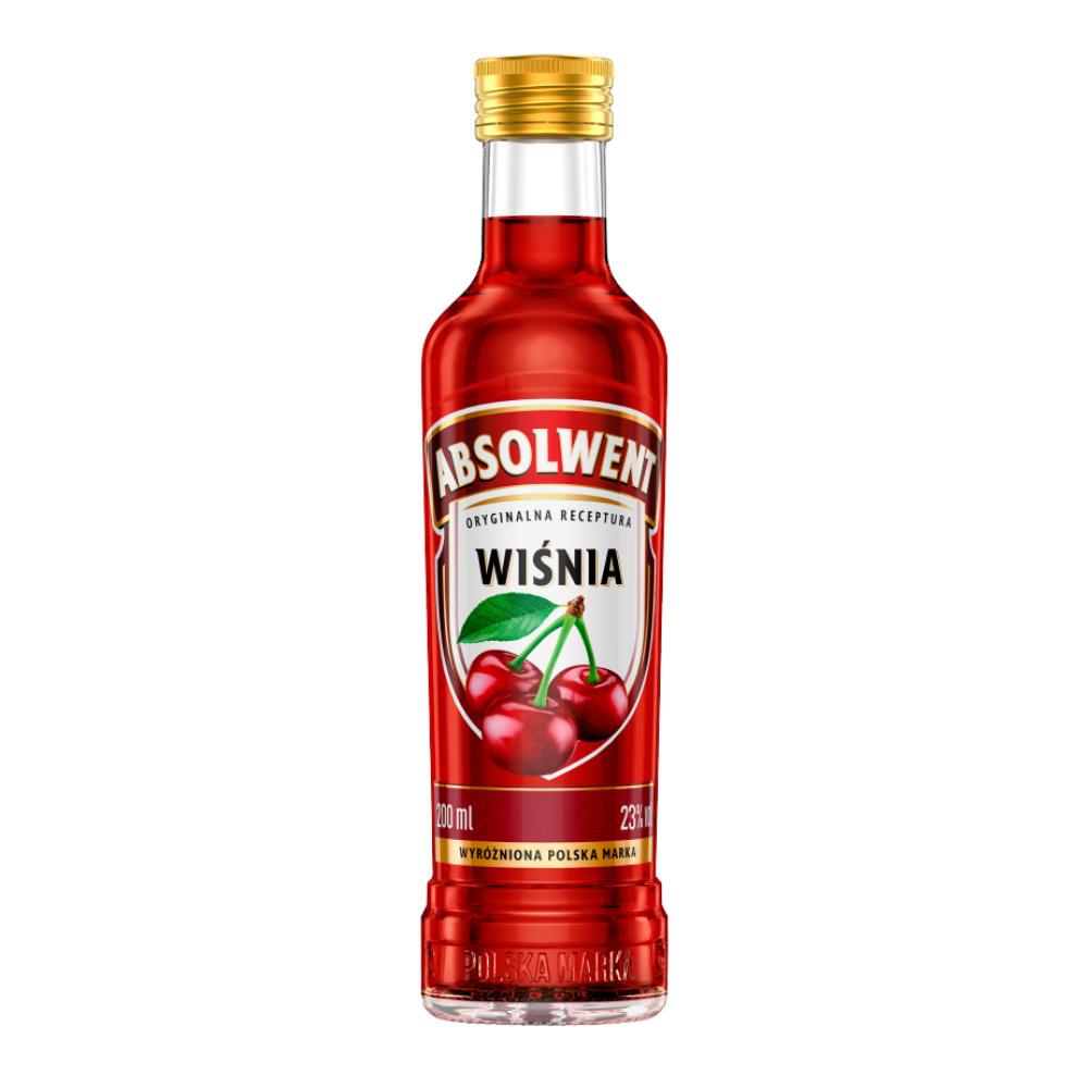 Likier Absolwent Wiśnia 23% 200 ml