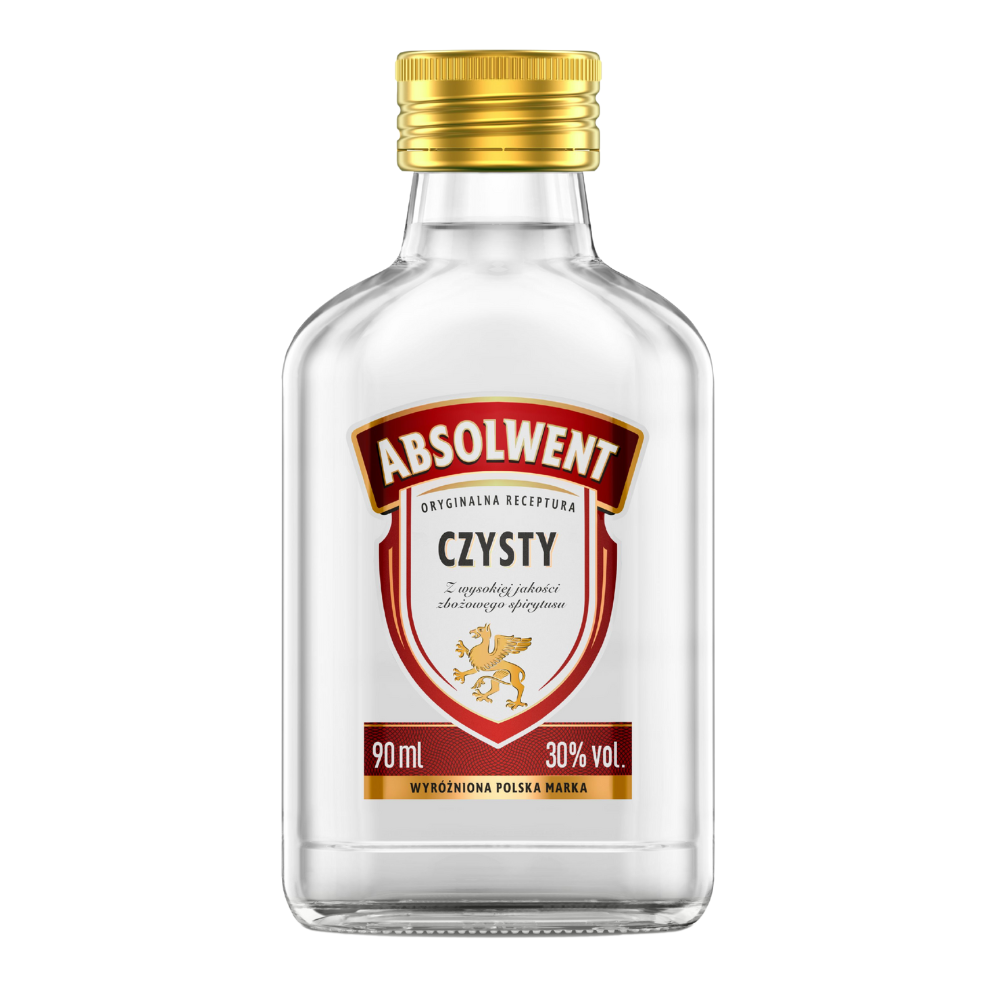 Wódka Absolwent Czysty 30% 90 ml