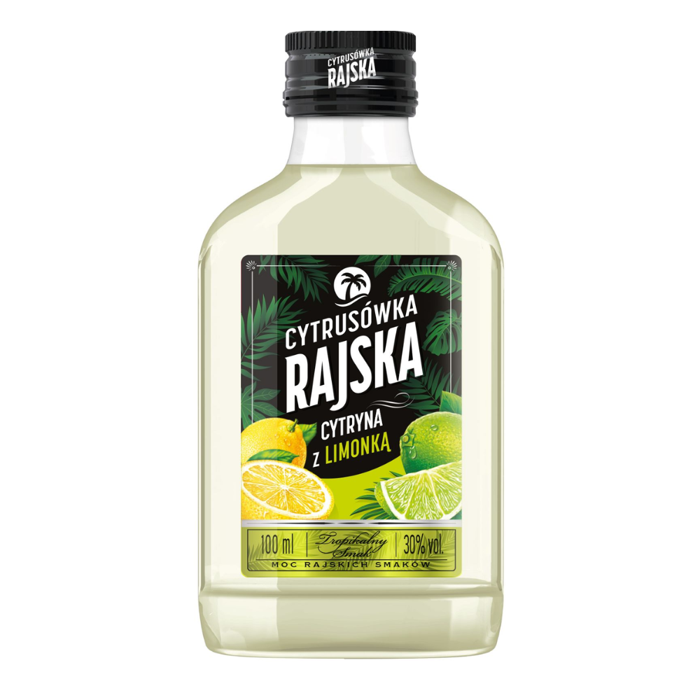 Wódka Rajska Cytryna z limonką 25% 100 ml