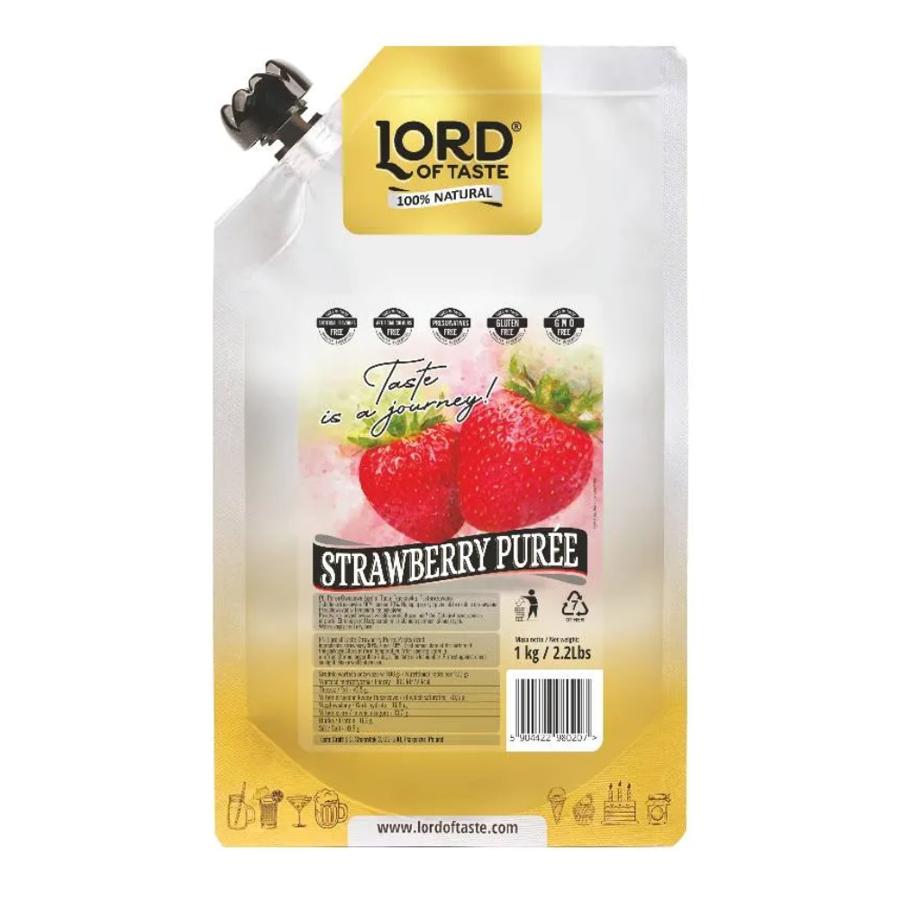 Puree Lord of Taste Truskawka 1 kg