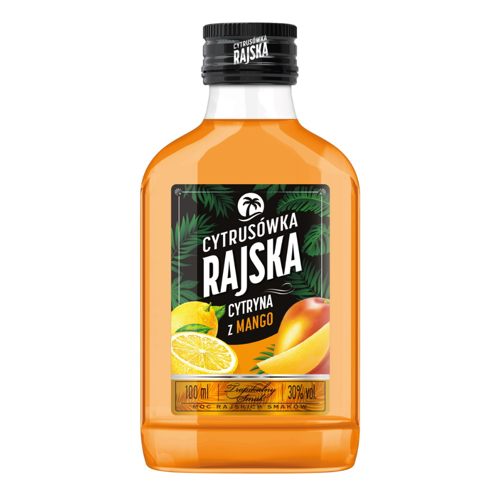 Wódka Rajska Cytrusówka Cytryna z mango 30% 100 ml