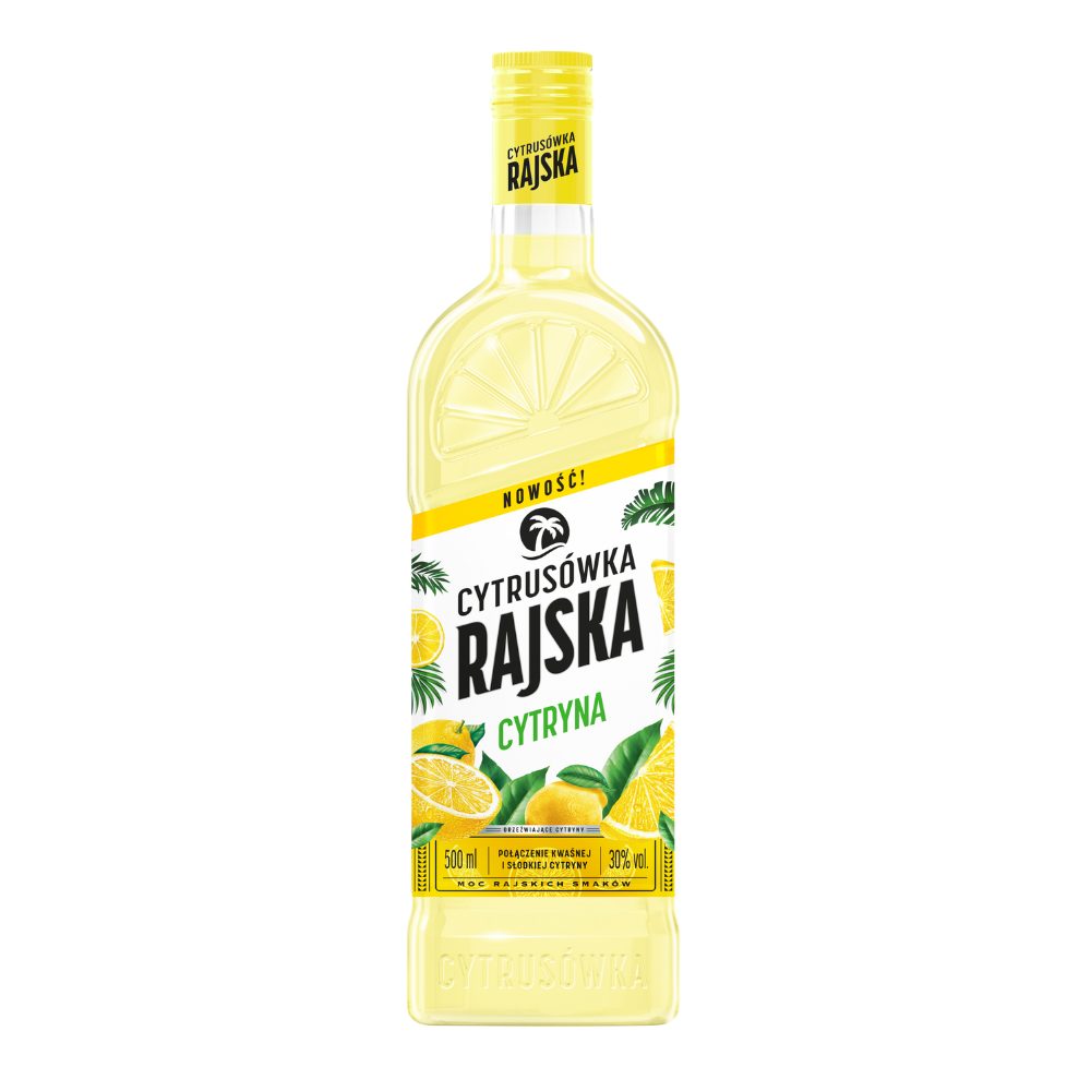 Wódka Rajska Cytrusówka Cytryna 30% 500 ml