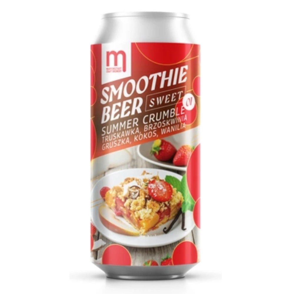 Piwo Maryensztadt Smoothie Beer Sweet - Summer Crumble Truskawka,Brzoskwinia,Gruszka,Kokos,Wanilia 4,2% 500 ml Puszka