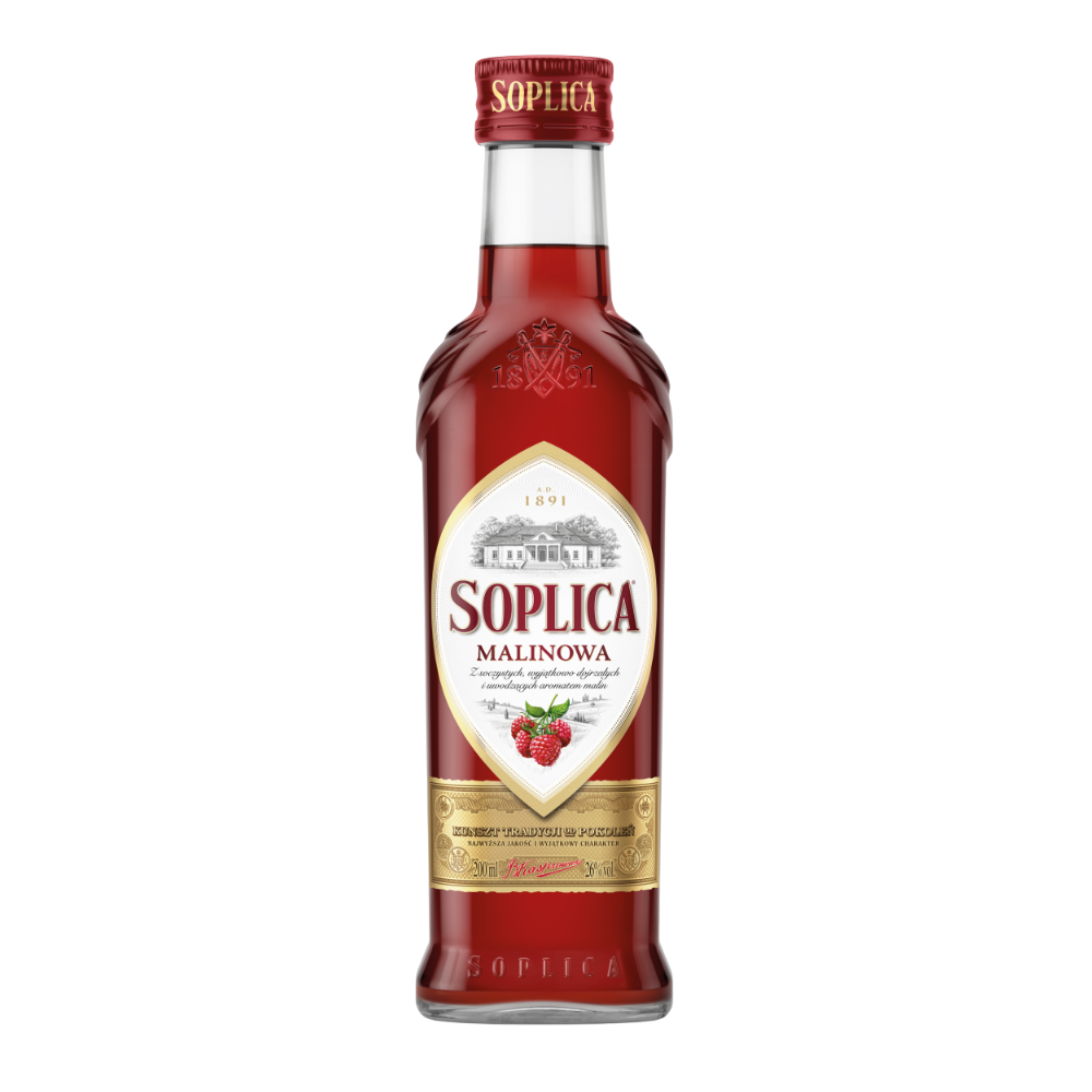 Wódka Soplica Malinowa 26% 200 ml