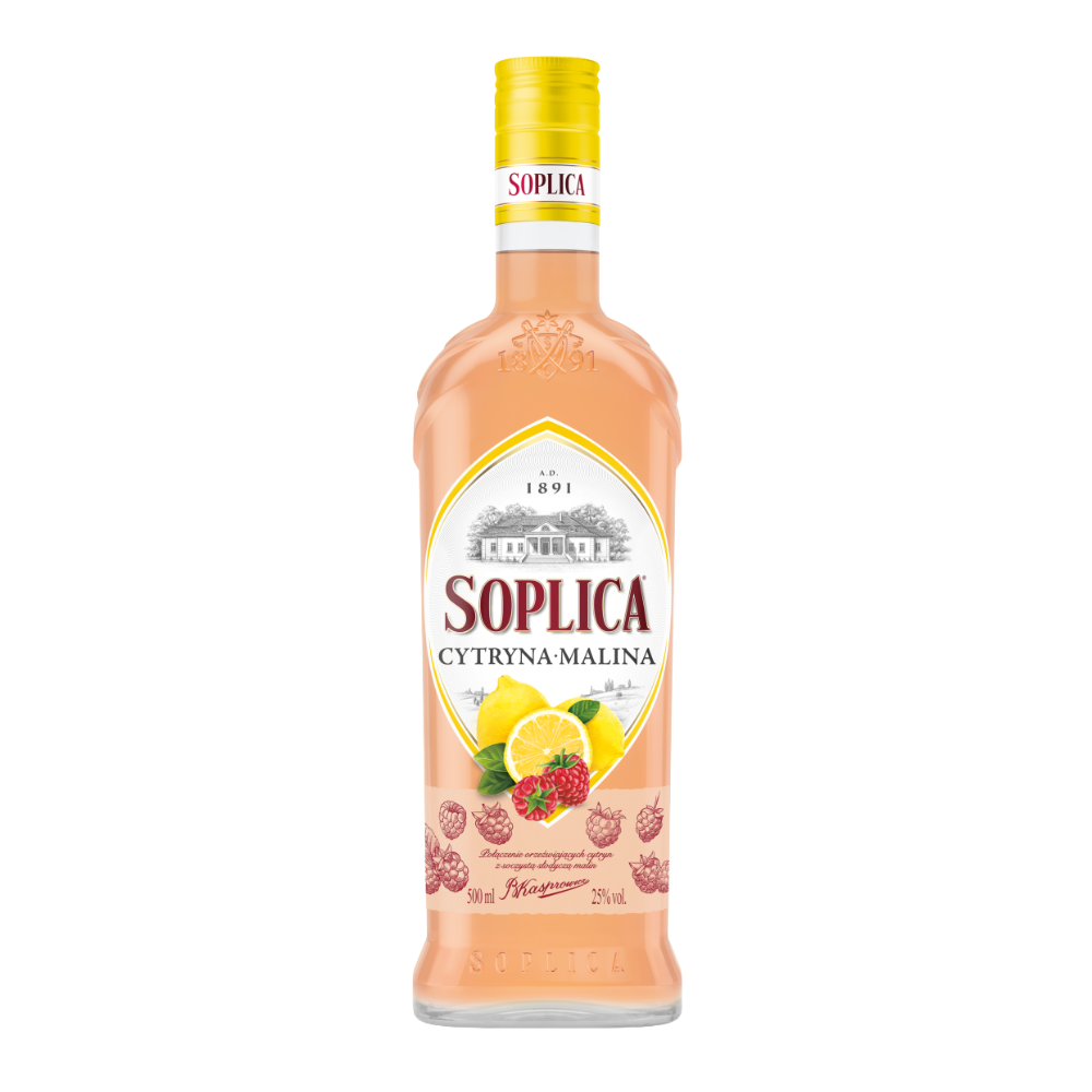 Likier Soplica Cytryna Malina 26% 500 ml
