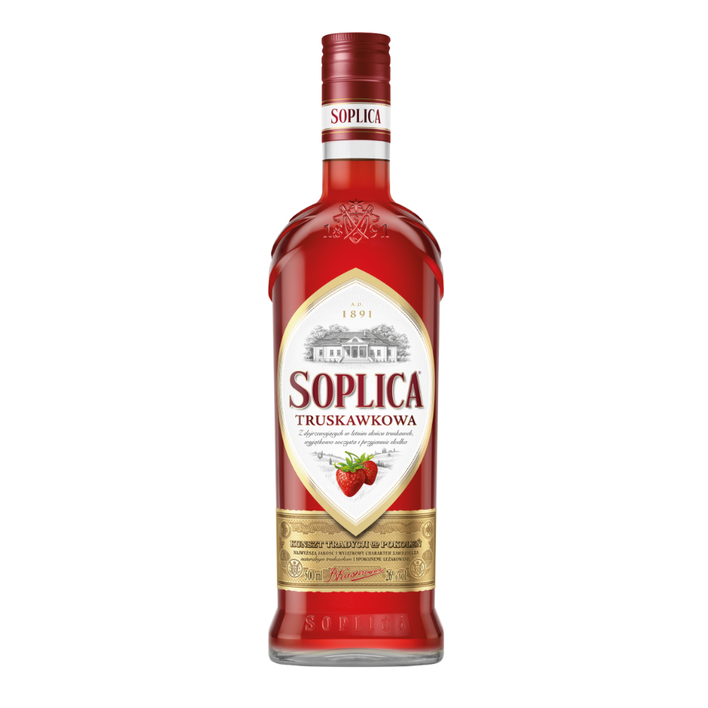 Likier Soplica Truskawkowa 26% 500 ml