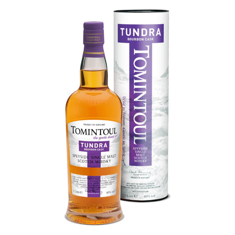 Whisky Tomintoul Tundra 40% 1000 ml tuba