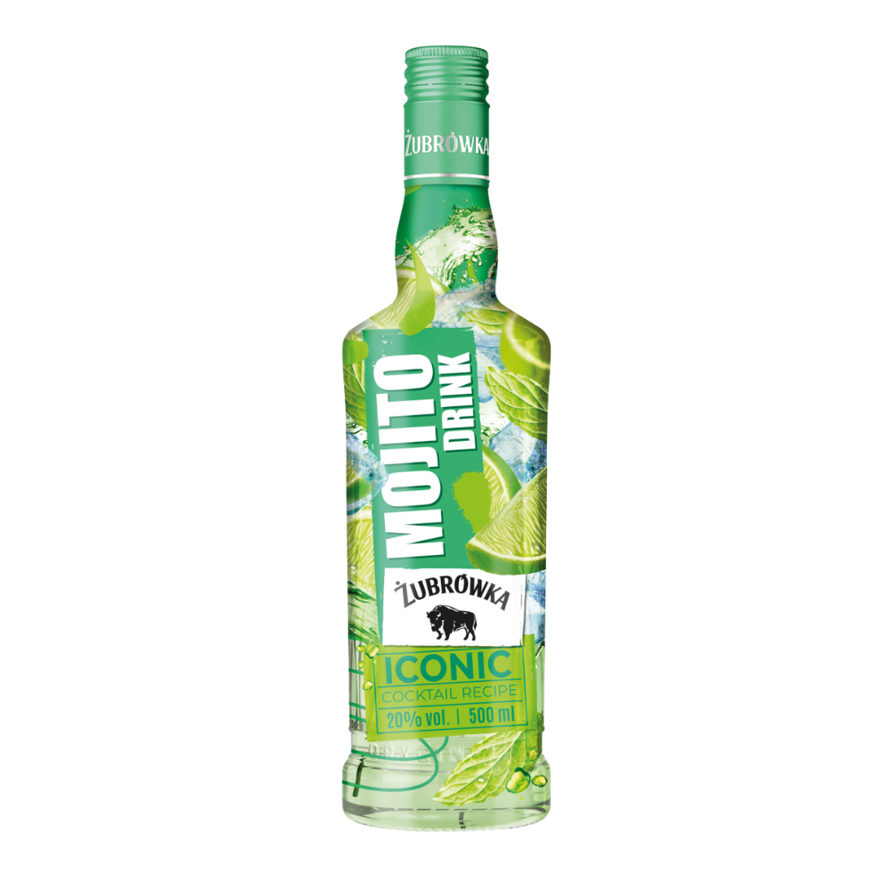 Wódka Żubrówka Mojito Drink Iconic 20% 500 ml