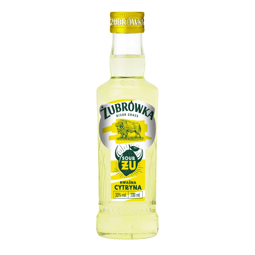 Wódka Żubrówka Sour ŻU Kwaśna cytryna 30% 200 ml