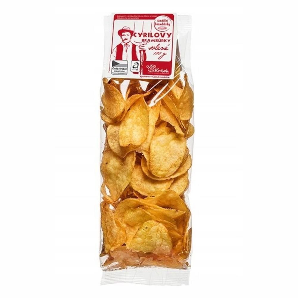 Chipsy Ziemniaczane Cyrilovy Bramburky solone 100 g