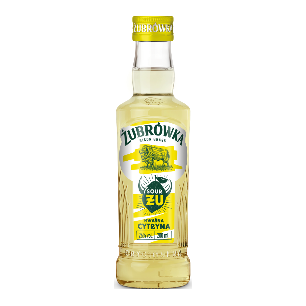 Wódka Żubrówka Sour Żu Kwaśna Cytryna 26% 200 ml