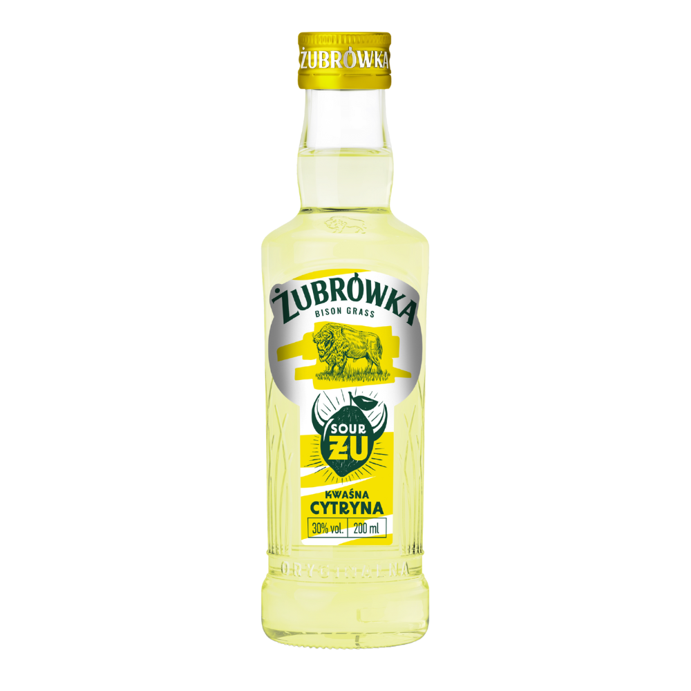 Wódka Żubrówka Sour ŻU Kwaśna cytryna 30% 200 ml