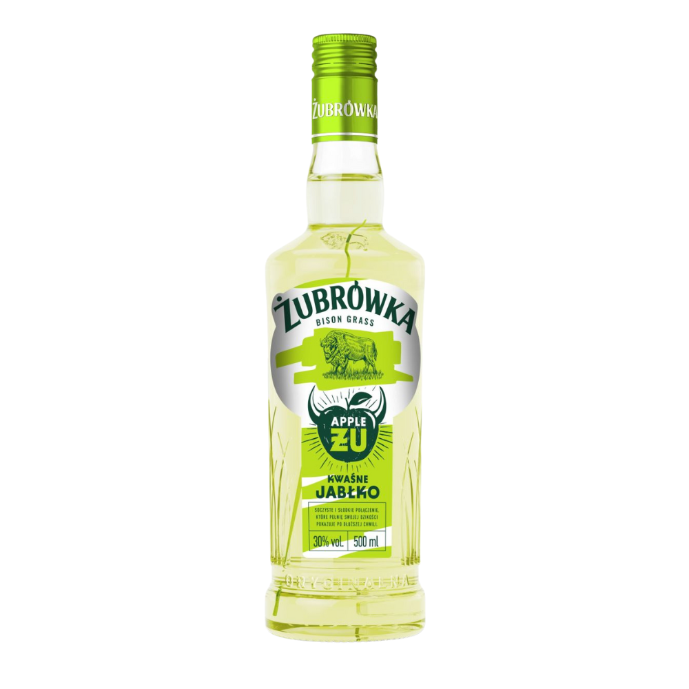 Wódka Żubrówka Apple ŻU Kwaśne jabłko 30% 500 ml