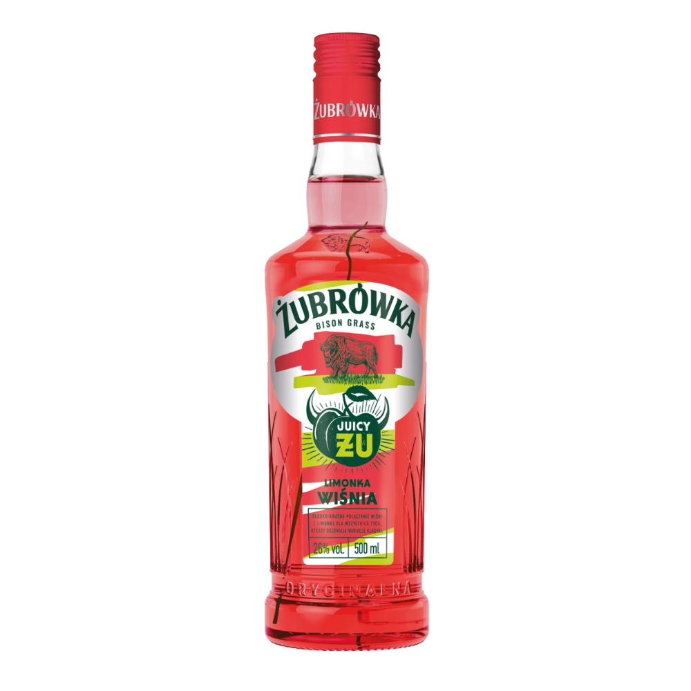 Wódka Żubrówka Juicy ŻU Wiśnia Limonka 26% 500 ml