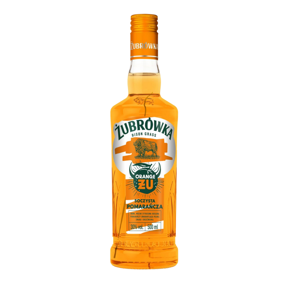 Wódka Żubrówka Orange ŻU Soczysta pomarańcza 30% 500 ml
