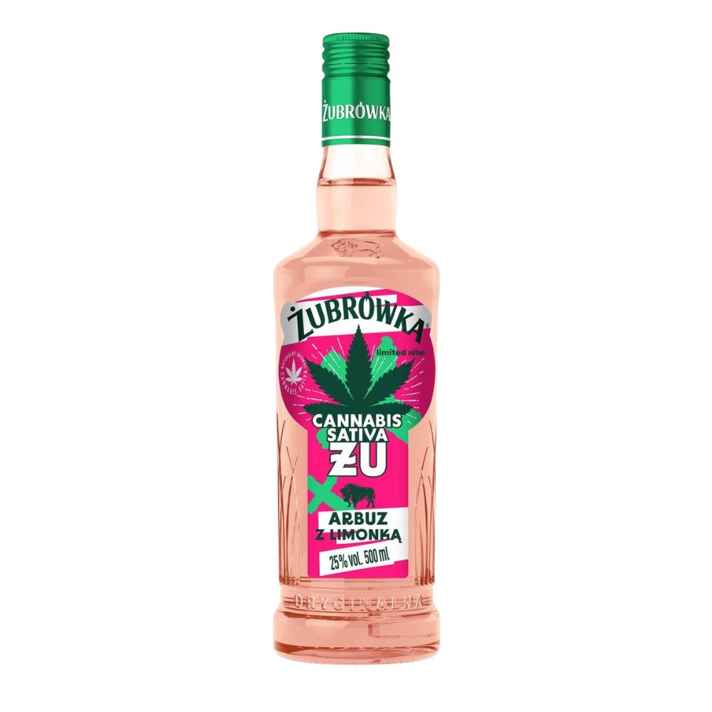 Wódka Żubrówka Cannabis Sativa ŻU Arbuz z Limonką 25% 500 ml