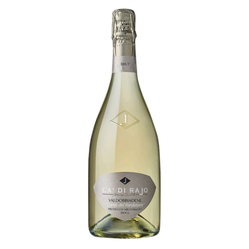 Wino Ca di rajo Prosecco Valdobbiadene Brut 2024 11% białe wytrawne 750 ml