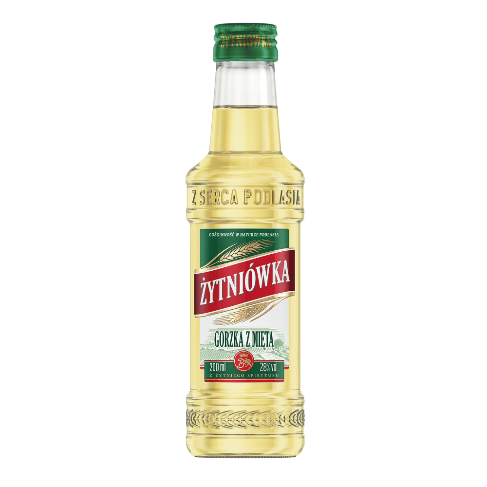 Wódka Żytniówka Gorzka z Miętą 28% 200 ml