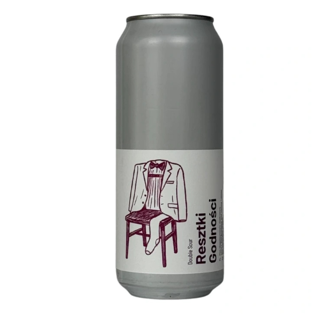 Piwo Ziemia Obiecana Resztki Godności - Double Sour 5,5% 500 ml Puszka