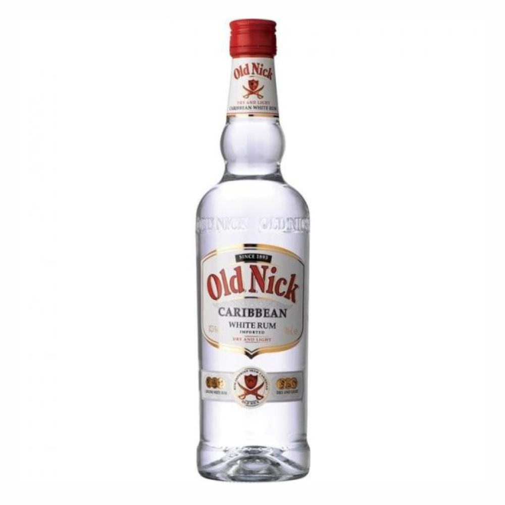 Rum Old Nick Caribben White 37,5% 700 ml biała butelka