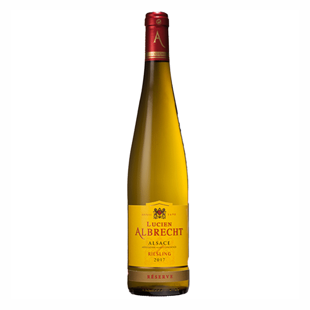 Wino Lucien Albrecht Reserve Riesling Alsace białe wytrawne 2021 12,5 % 750 ml