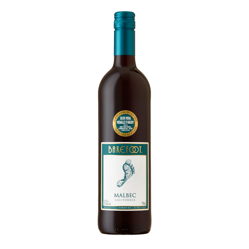 Wino Barefoot Malbec 13,5% czerwone półwytrawne 750 ml