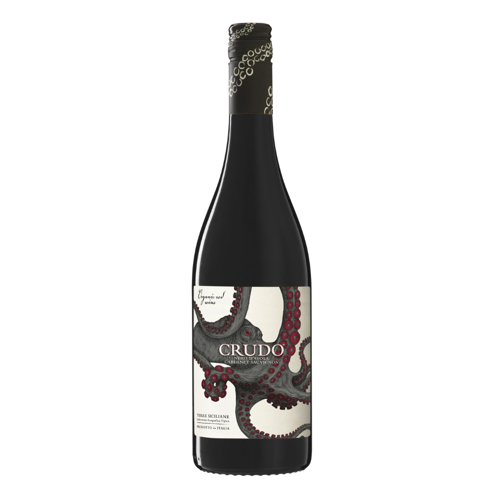 Wino Crudo Nero d'Avola Cabernet Sauvignon 14,5% czerwone wytrawne 750 ml