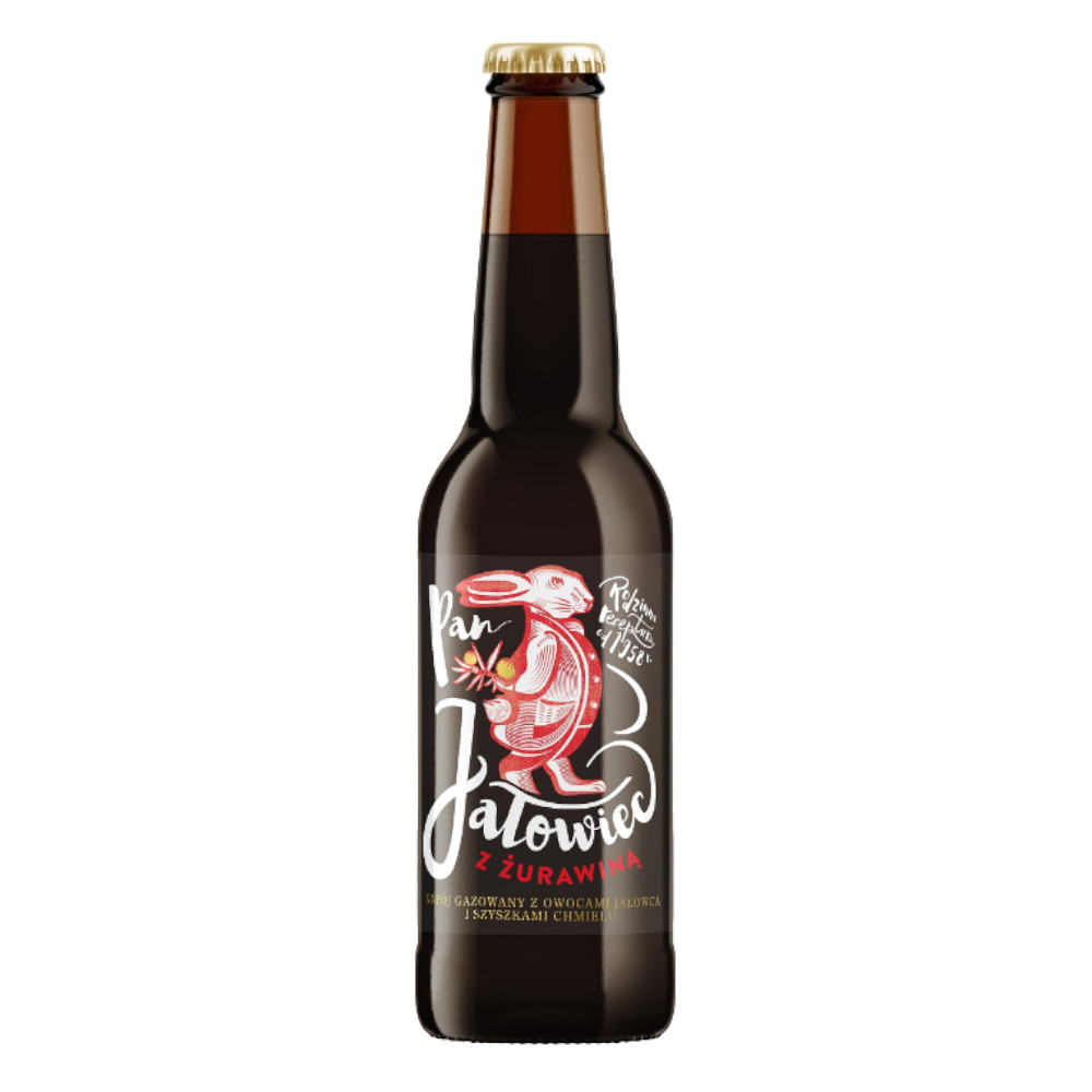 Napój Jan Olbracht Pan Jałowiec Żurawina 20% soku 330 ml