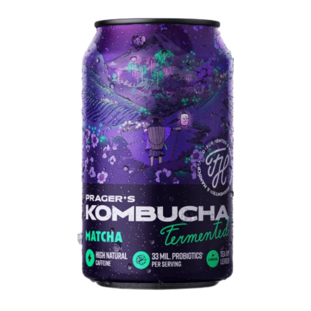 Napój Prager's Kombucha Matcha 330 ml puszka