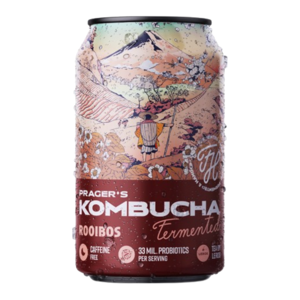 Napój Prager's Kombucha Rooibos 330 ml puszka