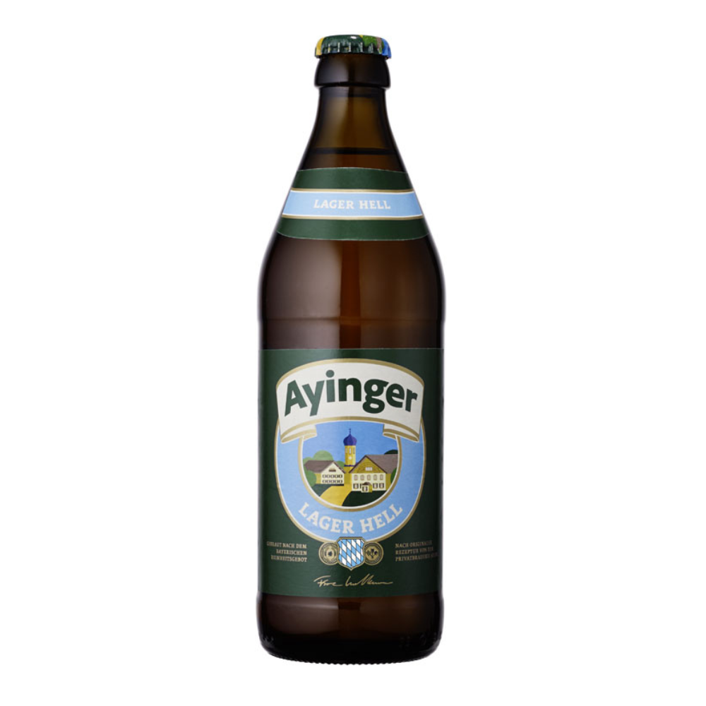 Piwo Ayinger Lager Hell 4,9% 500 ml