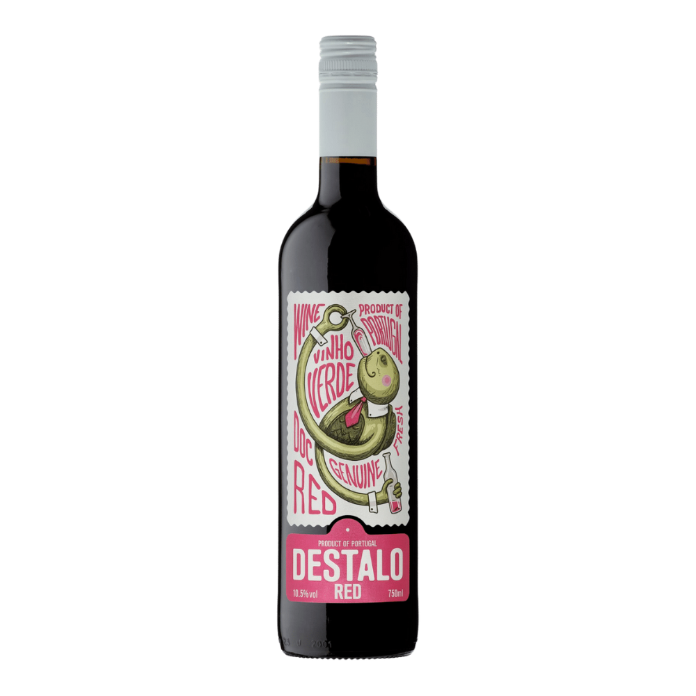 Wino Destalo Vinho Verde Red 11% czerwone wytrwane 750 ml