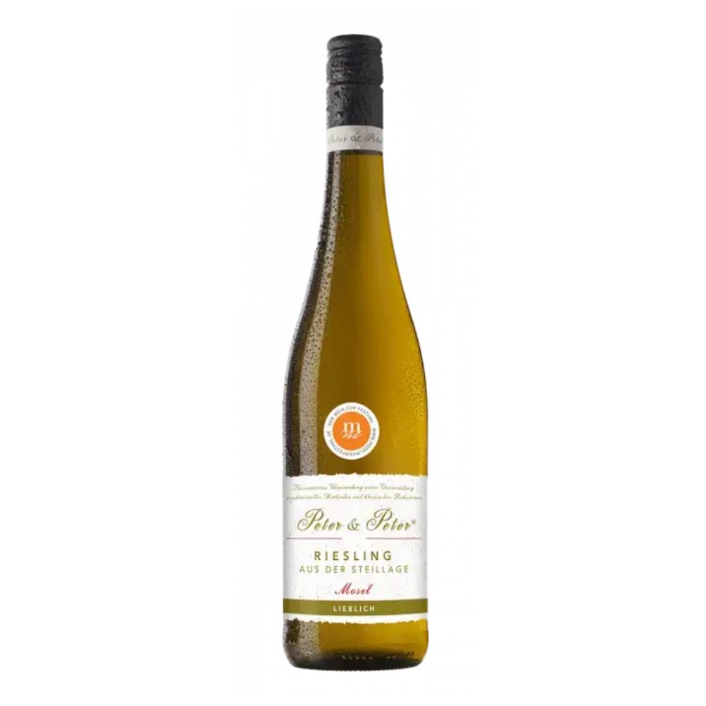 Wino Peter & Peter Riesling Leiblich  10,5%  białe słodkie 750 ml