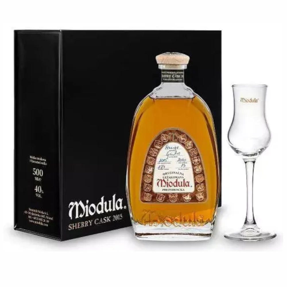 Wódka Miodula Sherry Cask In Black 40% 500 ml