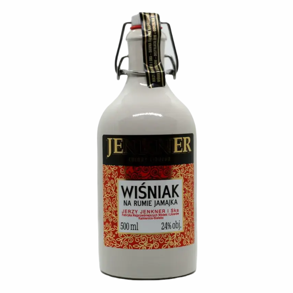 Likier Jenkner Wiśniak na Rumie 24% 500 ml