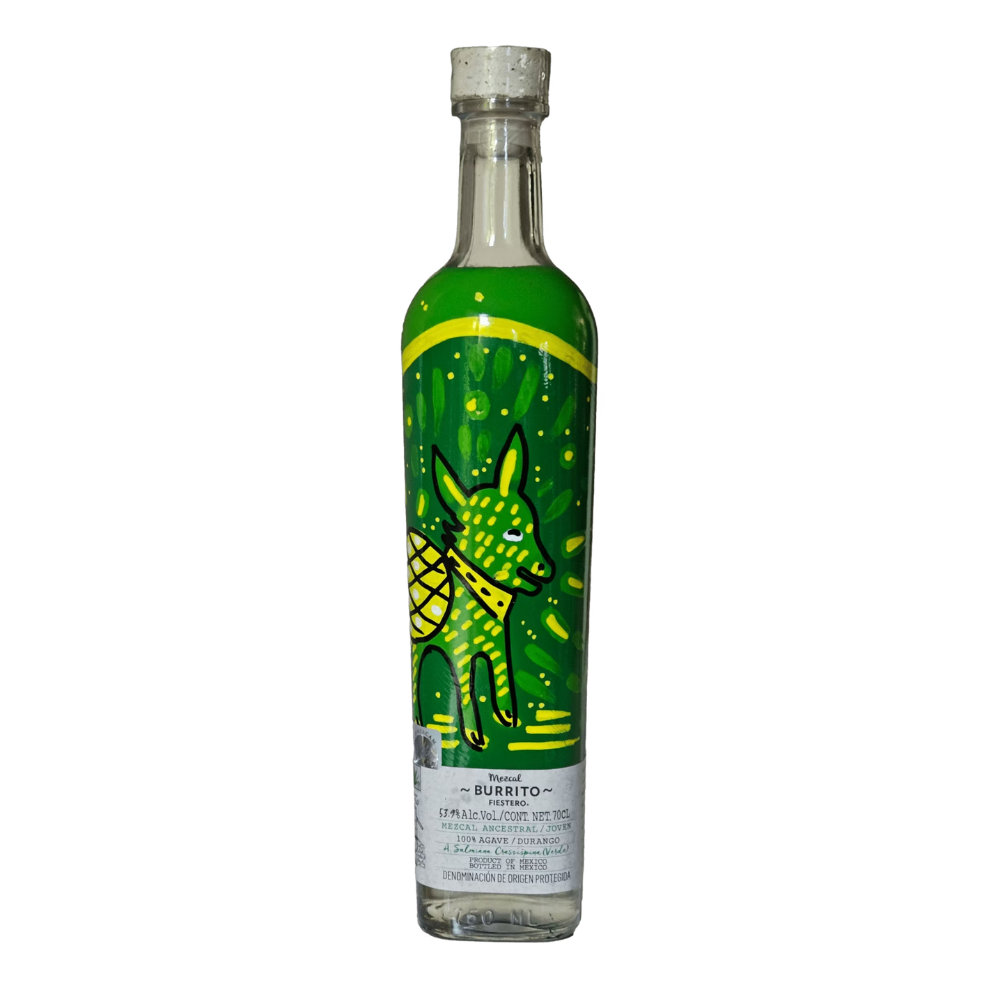 Mezcal Burrito Fiestero Verde Ancestral Joven 53,9% 700 ml