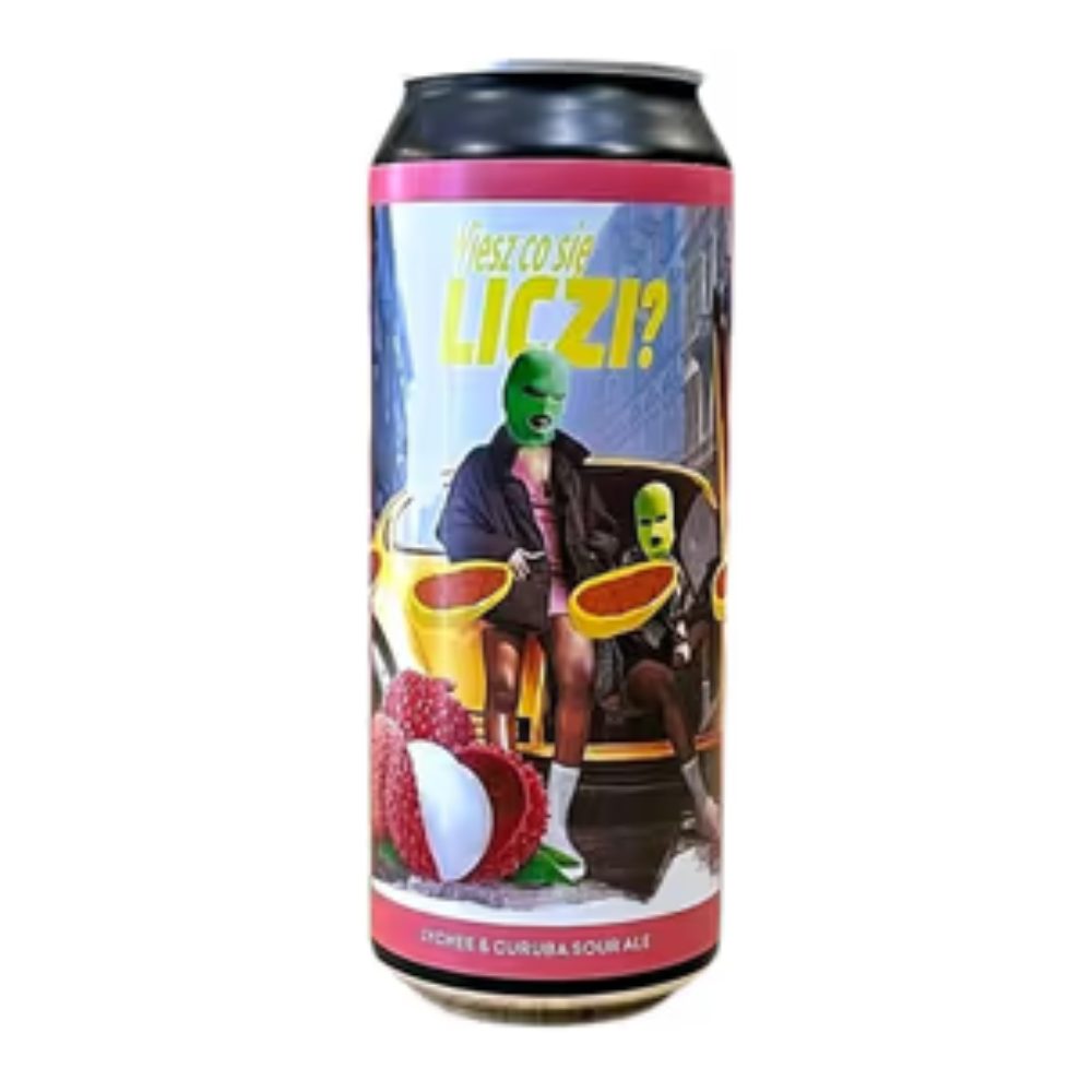 Piwo Browar Moczybroda Wiesz co się LICZI? Curuba & Liczi Kettle Sour Ale 6,8% 500 ml puszka