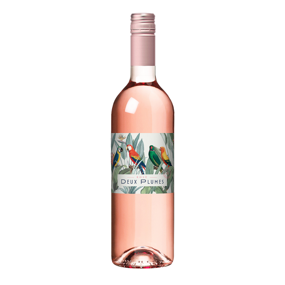 Wino Deux Plumes Grenache Rose rózowe wytrawne 750 ml