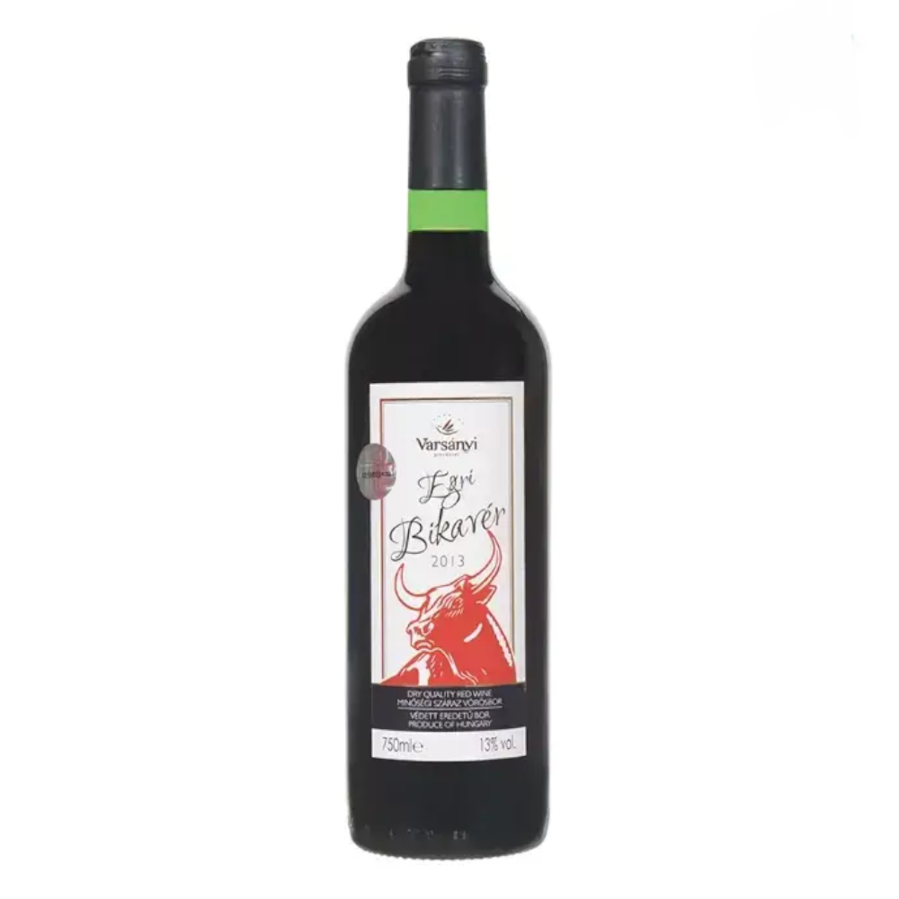 Wino Varsanyi Egri Bikaver 13% czerwone wytrawne 750 ml