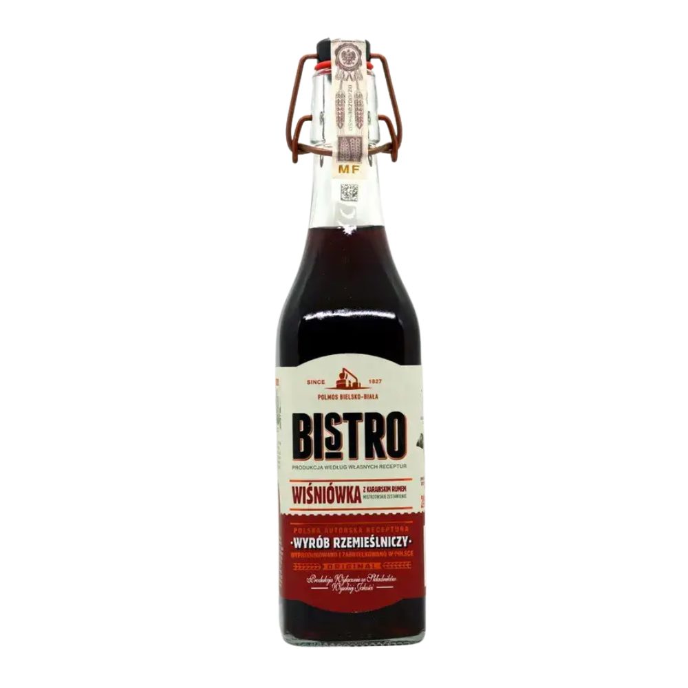 Likier Bisrto Wiśnia z Rumem 30% 500 ml