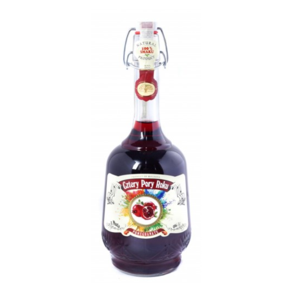 Wino Cztery Pory Roku Pomegranate 10,5% czerwone słodkie 1000 ml