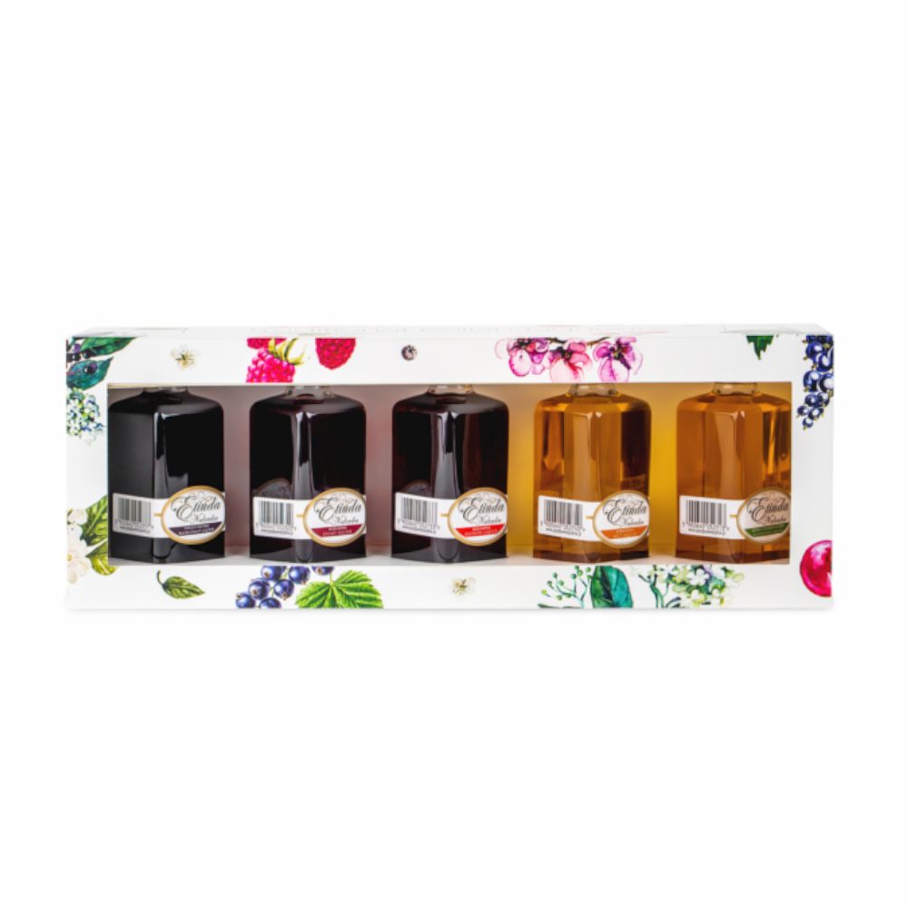 Nalewki Etiuda zestaw miniatur 28% 5x 100 ml